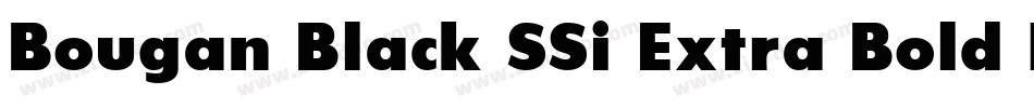 Bougan Black SSi Extra Bold Italic字体转换